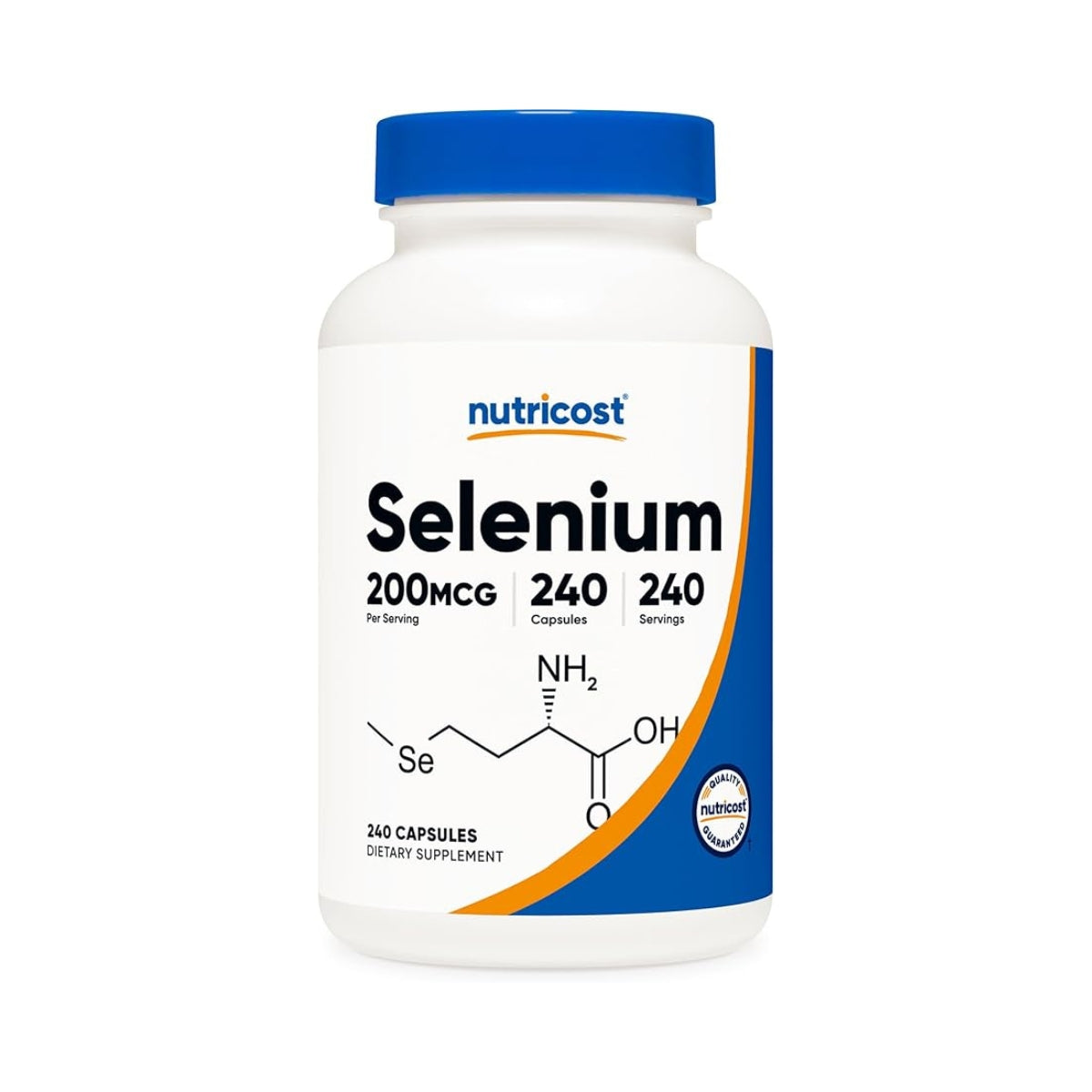 Selenium 200 Mcg 240 Capsulas Nutricost