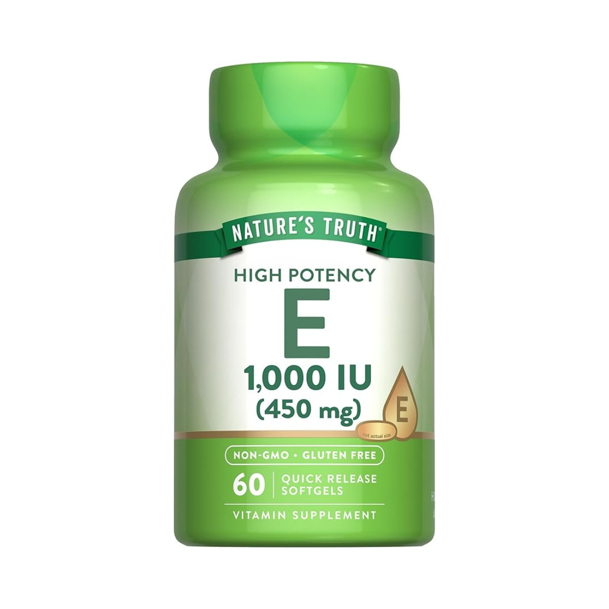 Vitamina E 1000 UI 60 Capasulas Natures Truth