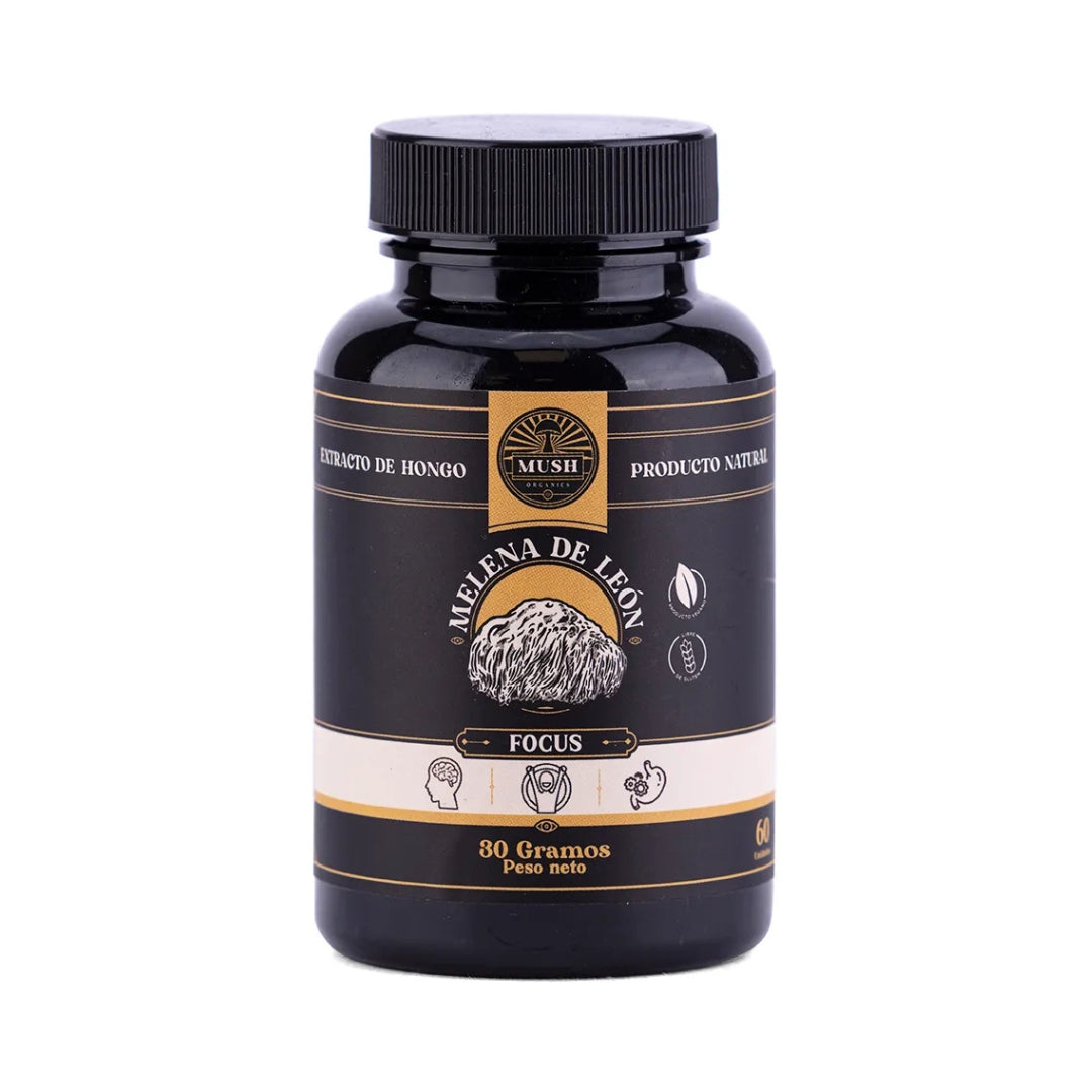 Melena De Leon 60 Capsulas Mush Organics