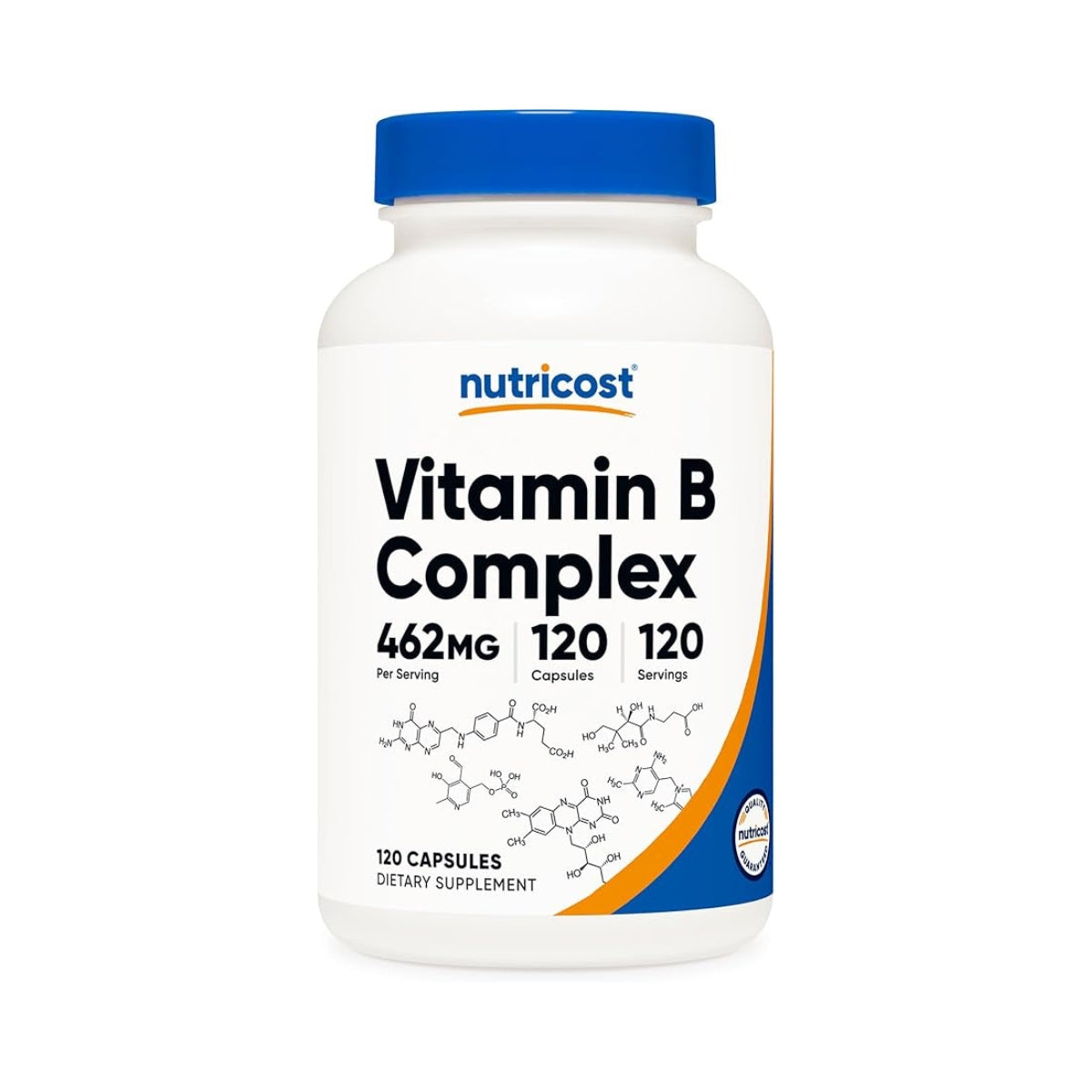 Vitamina B Complex 462 Mg 120 Capsulas Nutricost