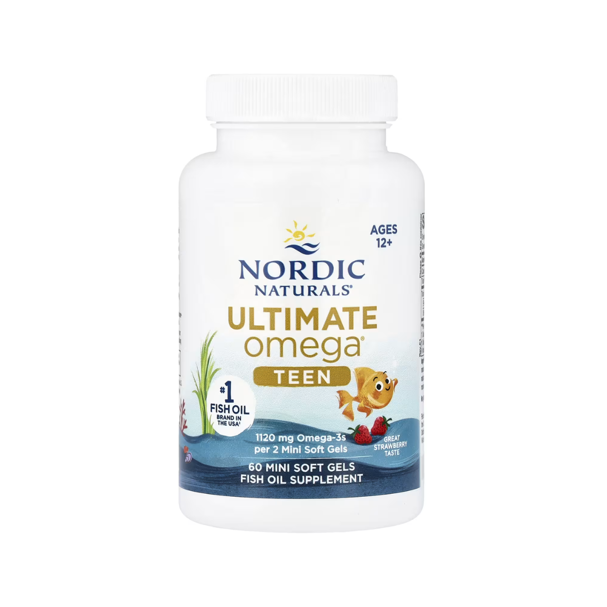 Ultimate Omega Teen 1120 mg 60 Mini Sofgels Nordic Naturals