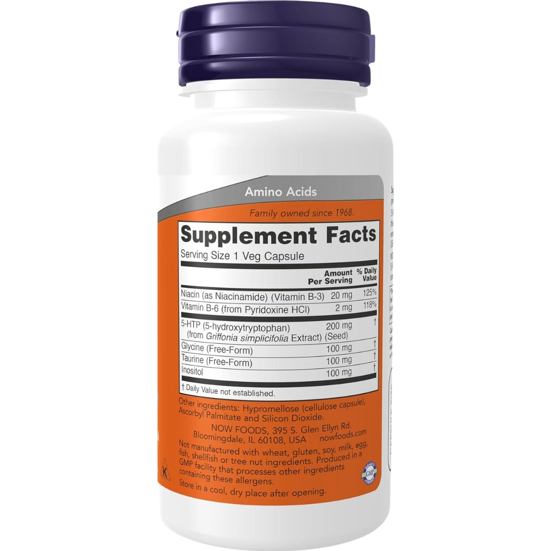 5-HTP 200 Mg 60 Capsulas Now