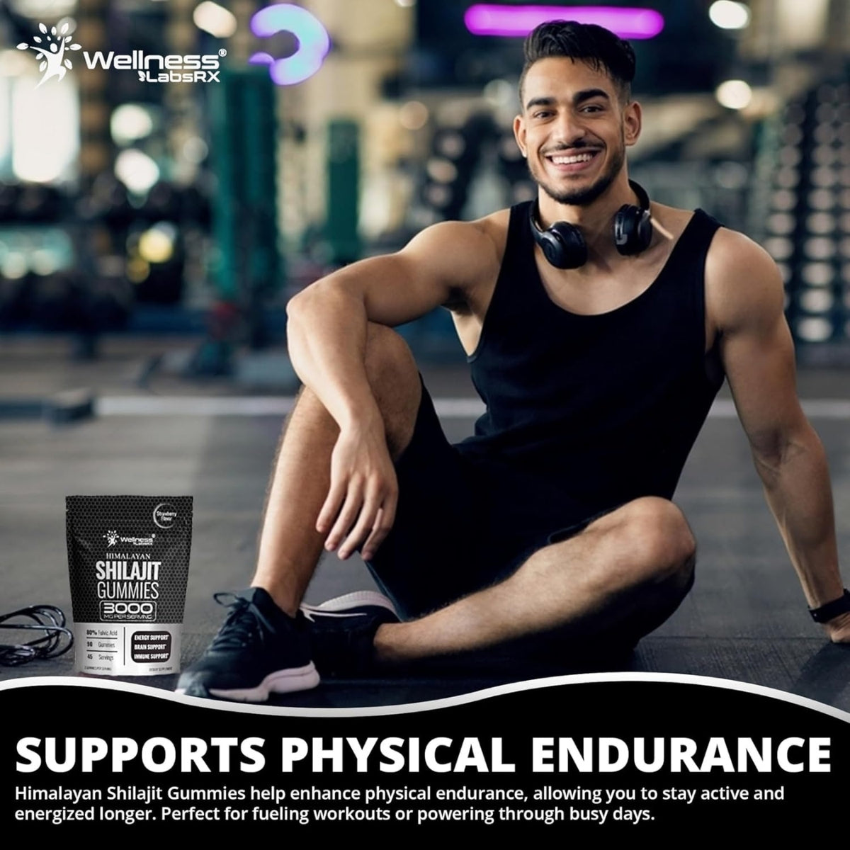 Gomitas De Shilajit De Himalaya 3000 Mg 90 Gomitas Wellness