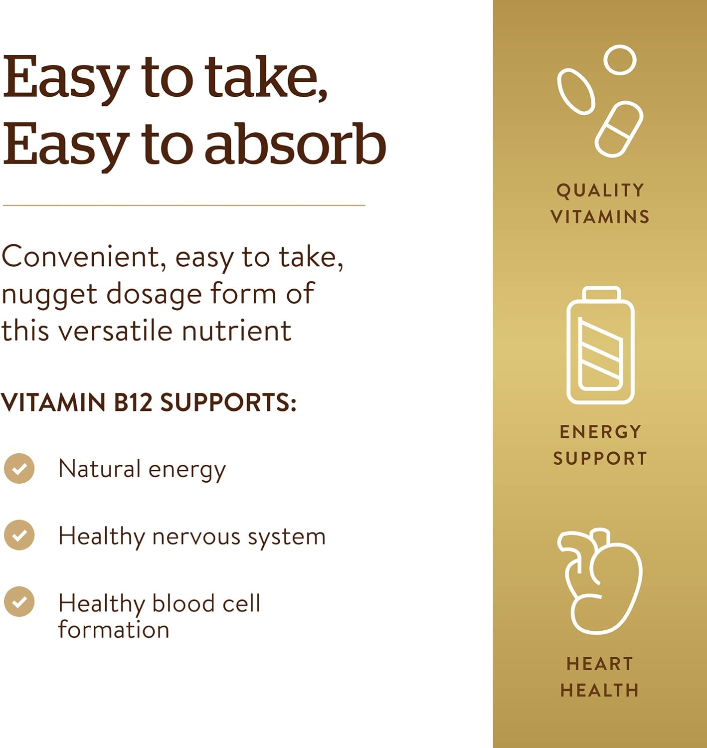 Vitamina B12 1000 Mcg Sublingual 100 Unidades Solgar