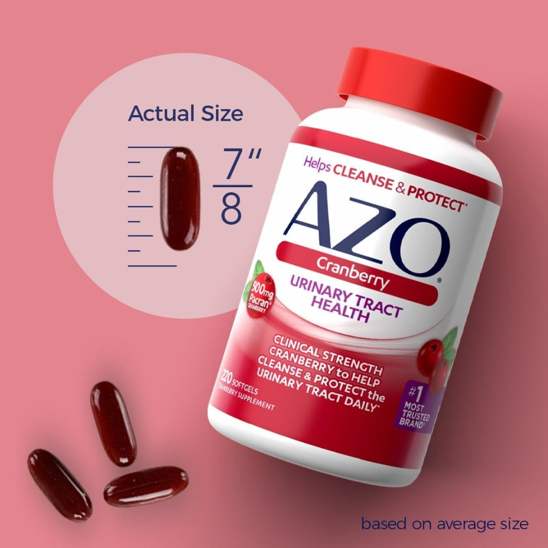 Cranberry Con Vitamina C 25000 Mg 100 Capsulas Azo