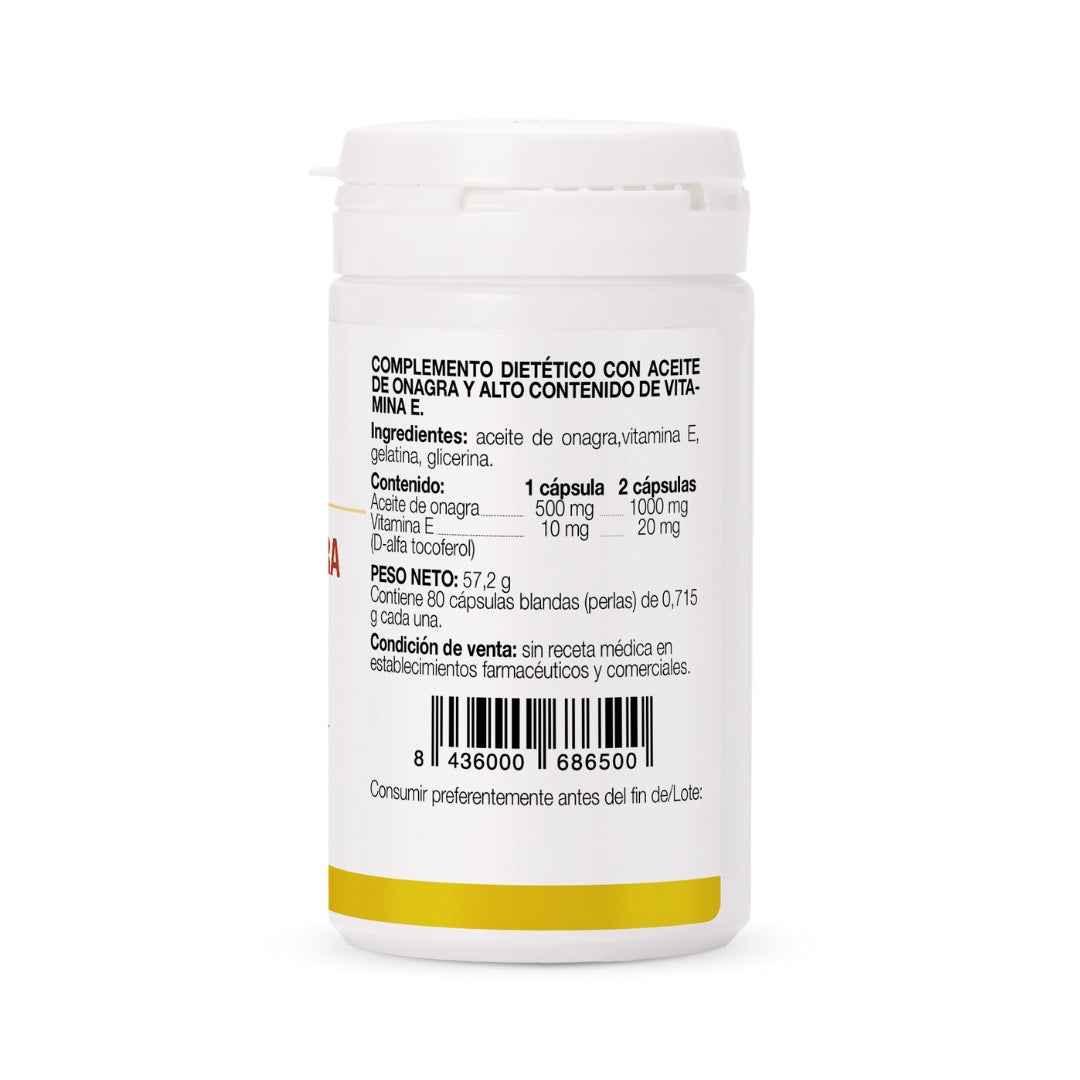 Aceite De Onagra Vitamina E Perlas 80 Capsulas Blandas Ana Maria La Justicia