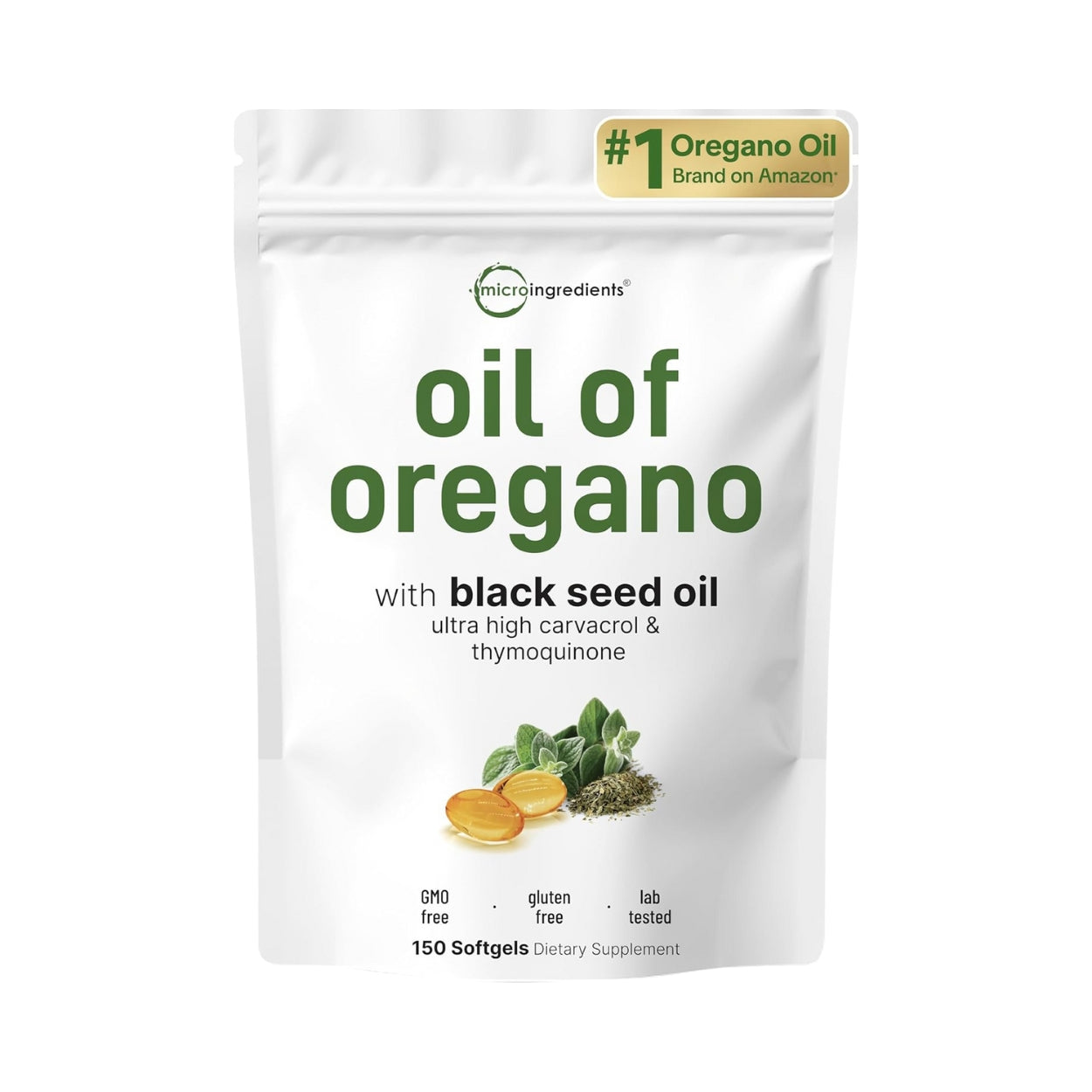 Aceite De Oregano 150 Capsulas Microingredients