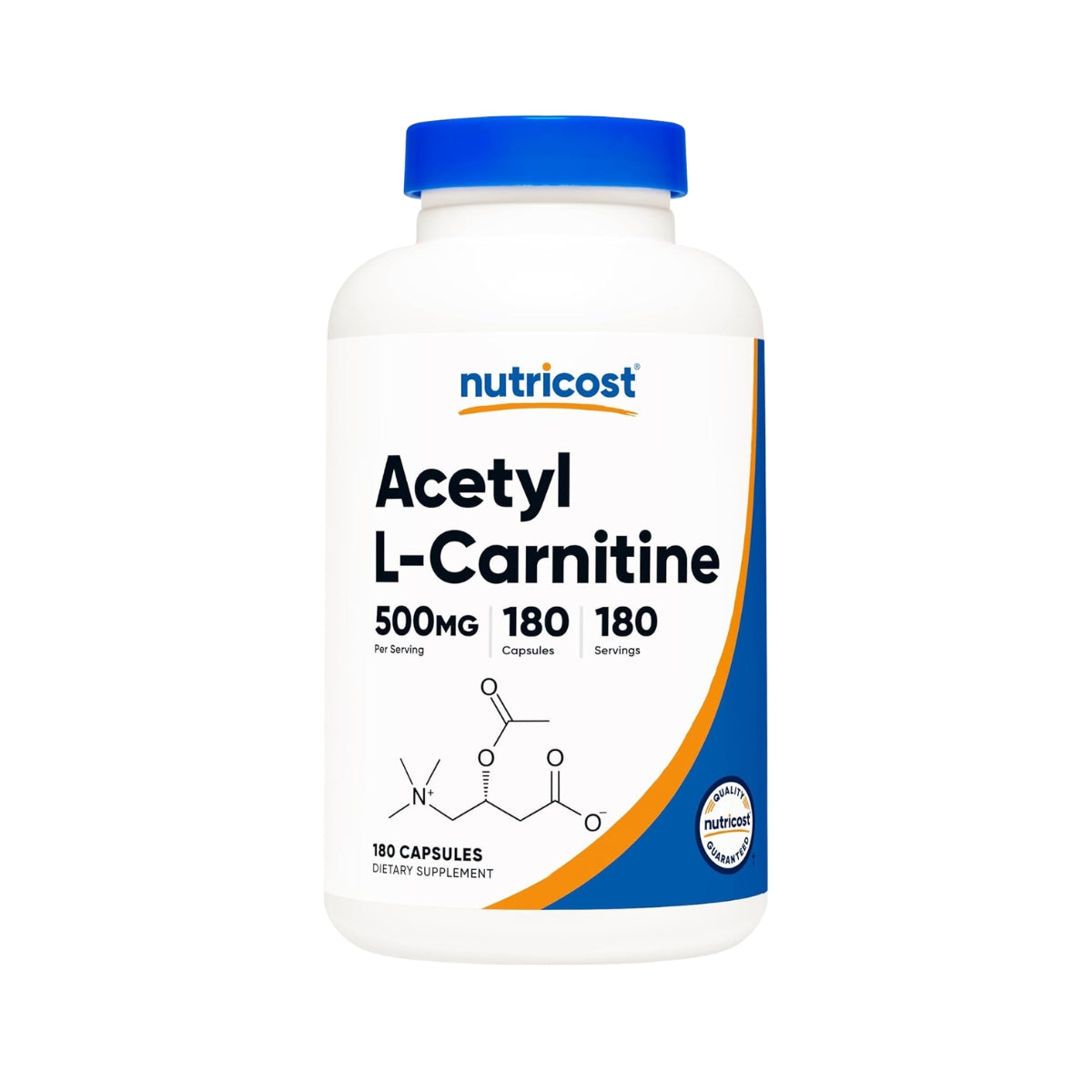 Acetyl L Carnitine 180 Capsulas 500 Mg Nutricost