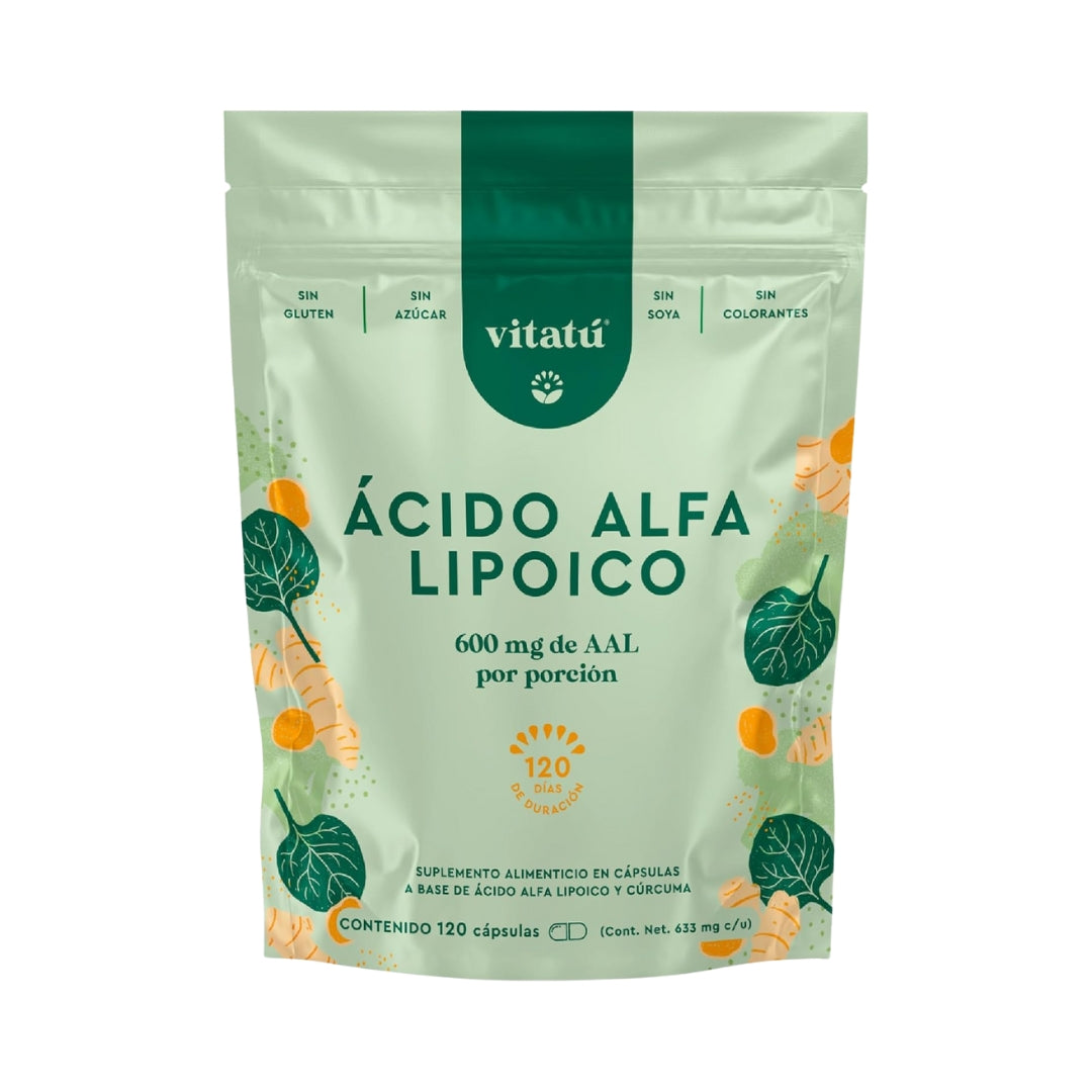Acido Alfa Lipoico 600 Mg 120 Capsulas Vitatu