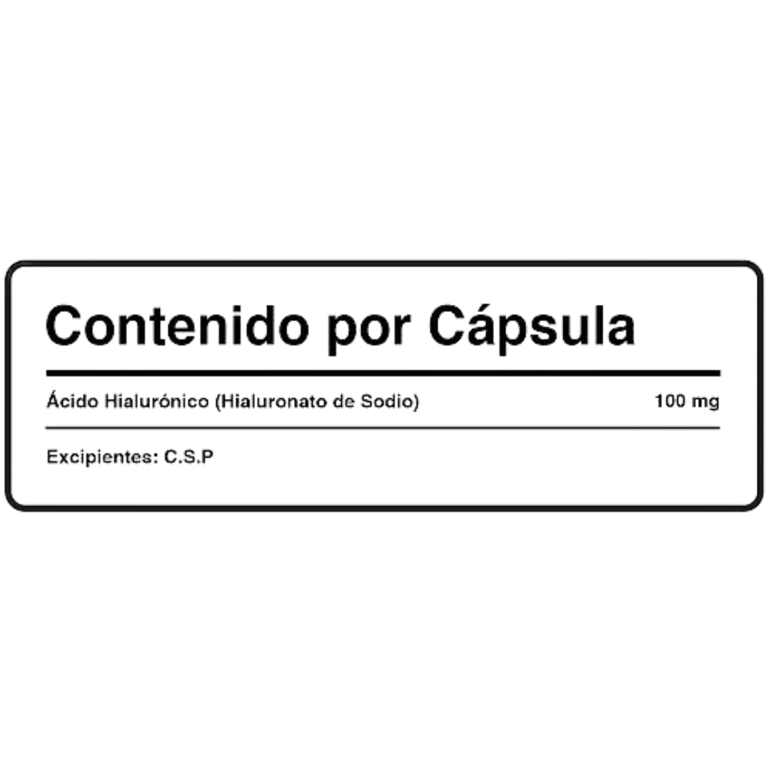 Acido Hyaluronico 100 Mg 60 Capsulas Xtralife