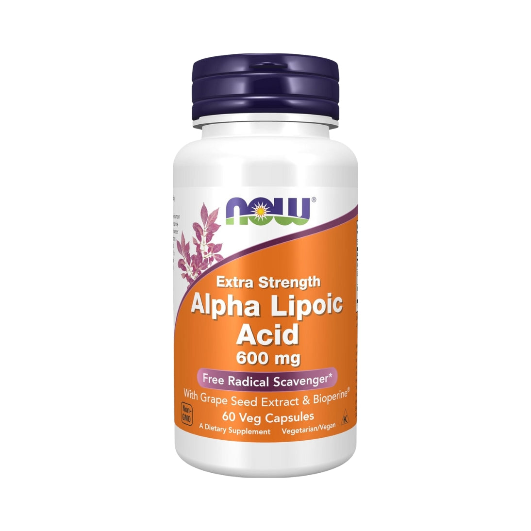 Alpha Lipoic Acid 600 Mg 60 Capsulas Now