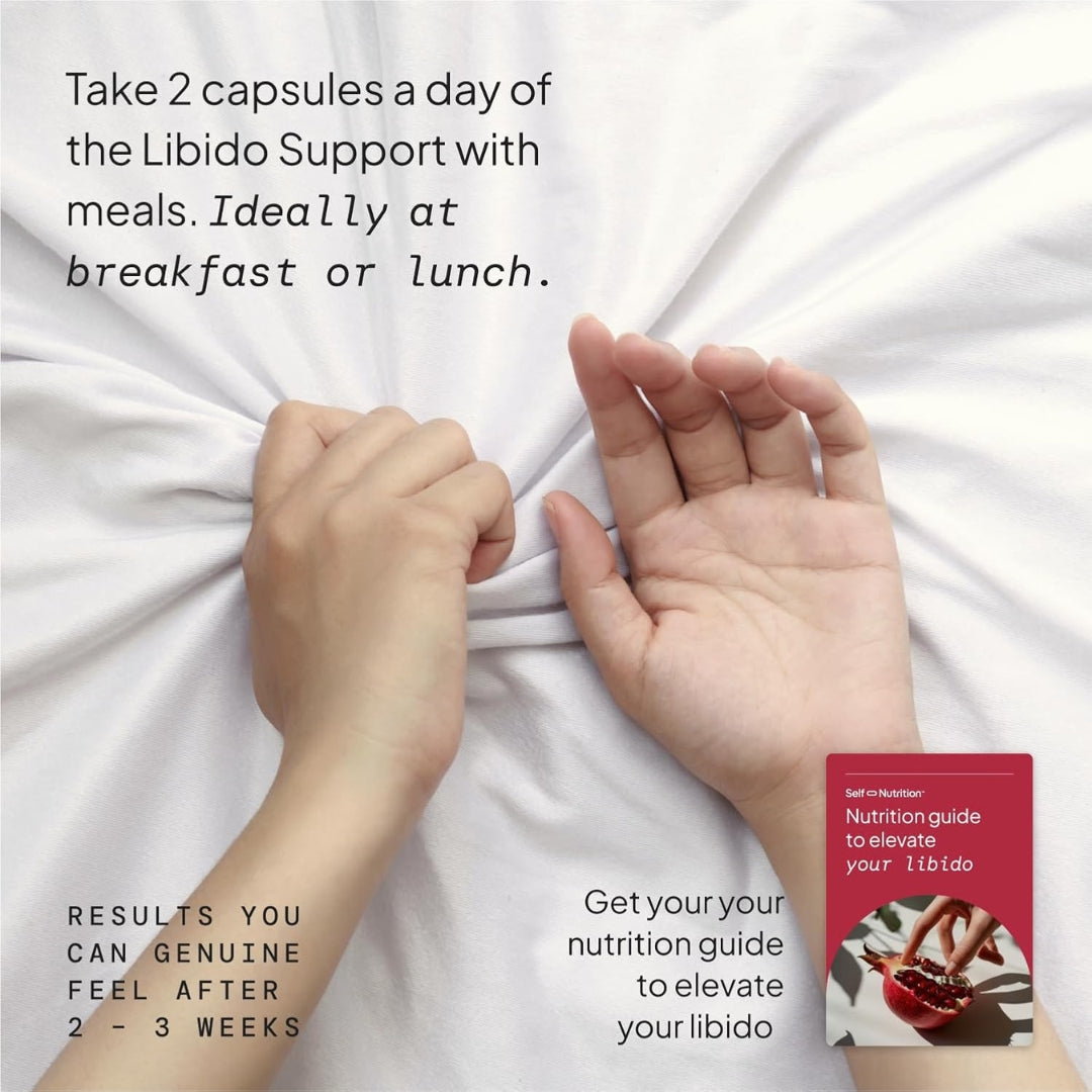 Apoyo De Libido Para Mujeres Sensibilidad y Deseo 60 Tabletas Self Nutrition