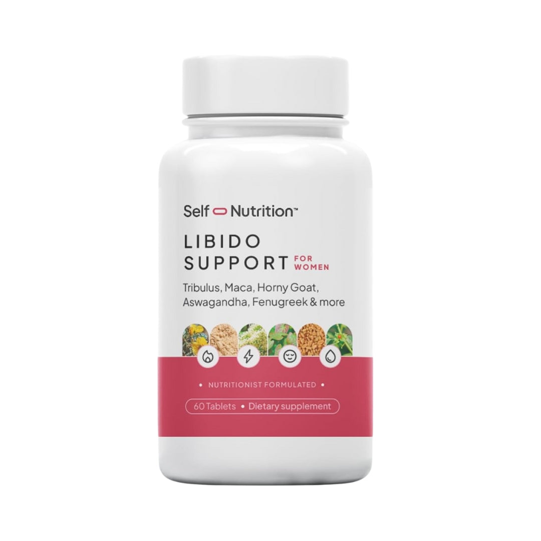 Apoyo De Libido Para Mujeres Sensibilidad y Deseo 60 Tabletas Self Nutrition