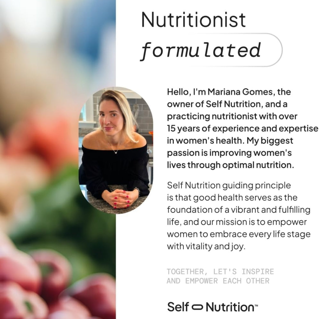 Apoyo Para La Menopausia Para Mujeres 60 Capsulas Self Nutrition