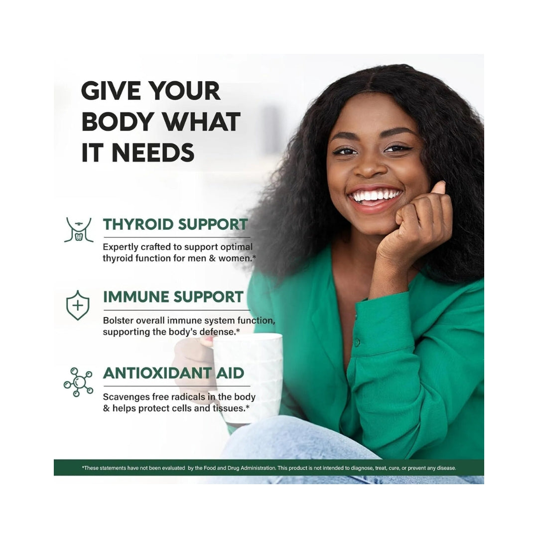 Apoyo a la Tiroides 4500 Mg 60 Capsulas Nutra Harmony