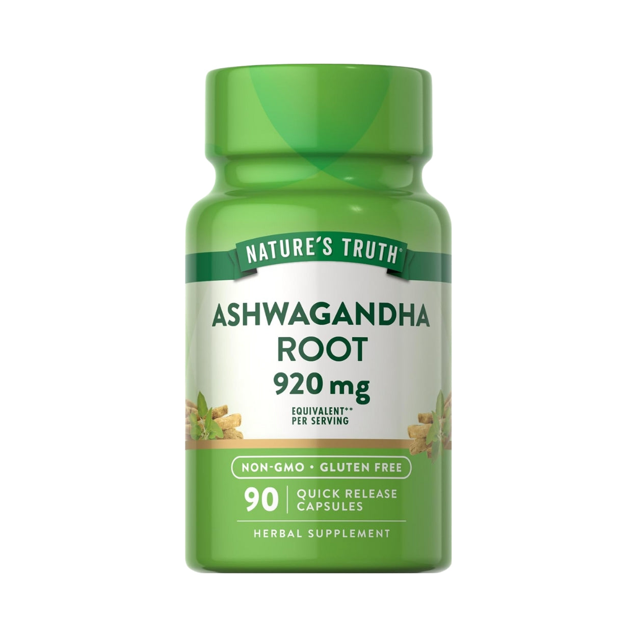 Ashwagandha Root 920 Mg 90 Capsulas Natures Truth