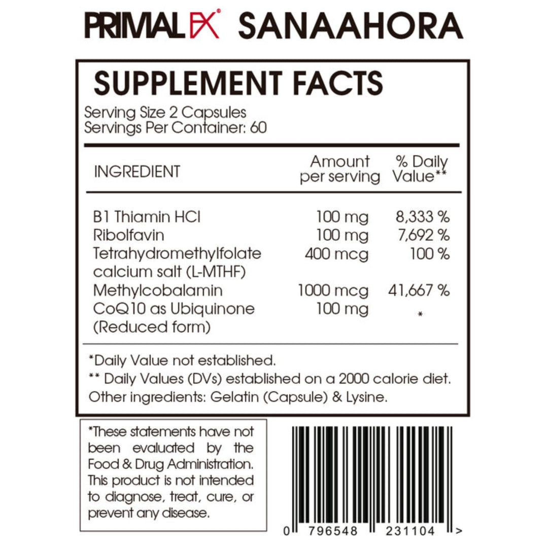 B Comp Coq10 60 Capsulas Primal Fx