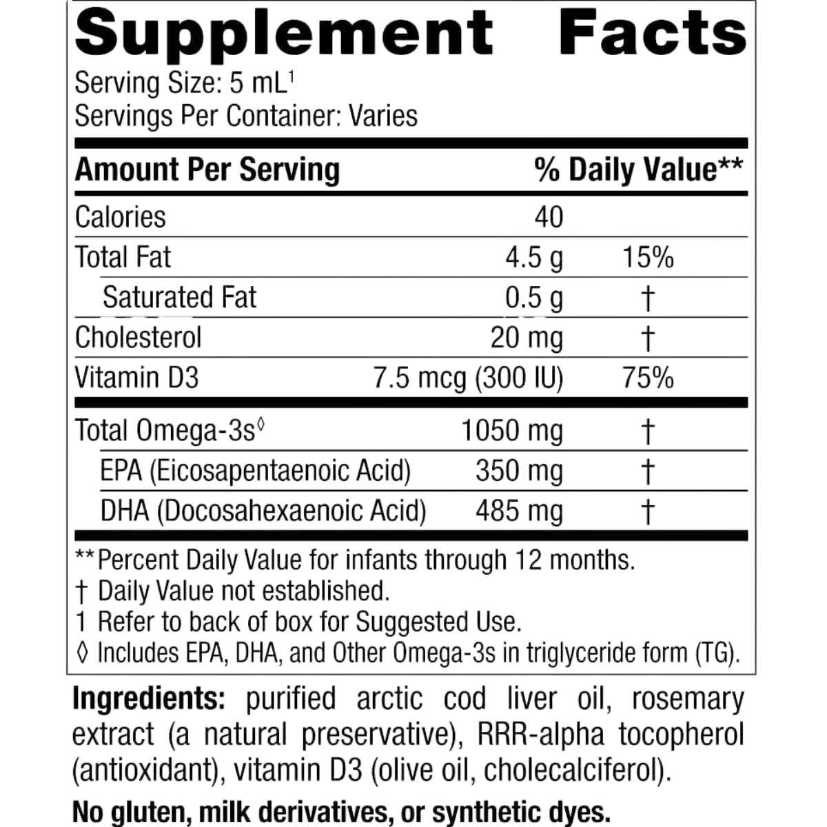 Babys Dha 1050 Mg 120 Ml Nordic Naturals