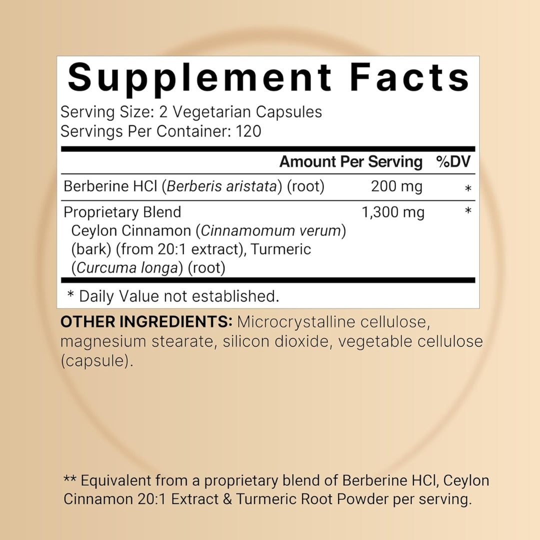 Berberina 1500 Mg 240 Capsulas Naturebell