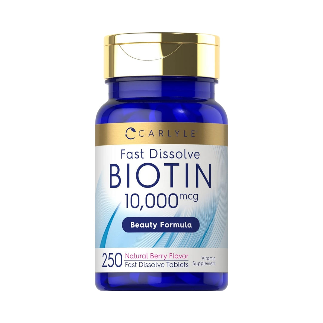 Biotin 10000 Mcg 250 Capsulas Carlyle