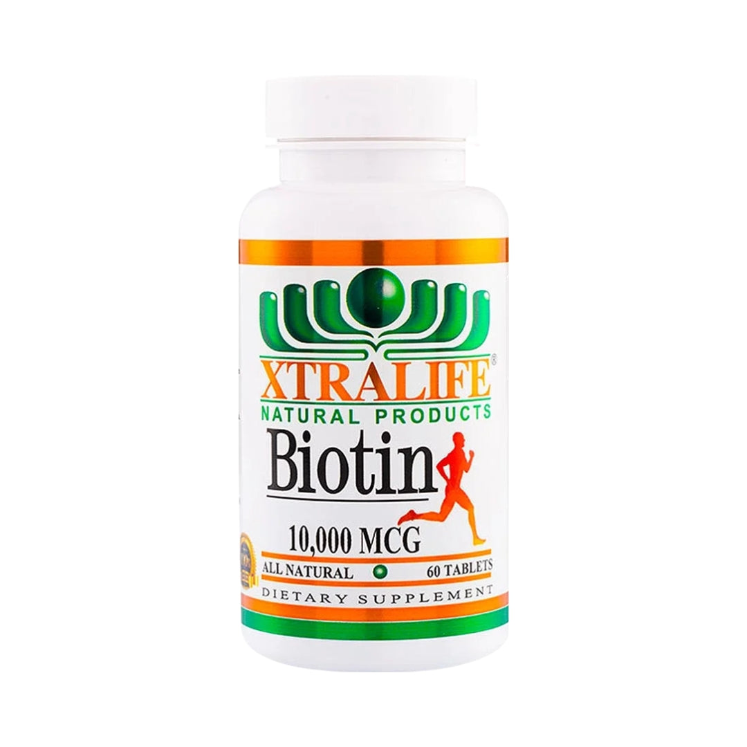 Biotina 10000 Mcg 60 Tabletas Xtralife