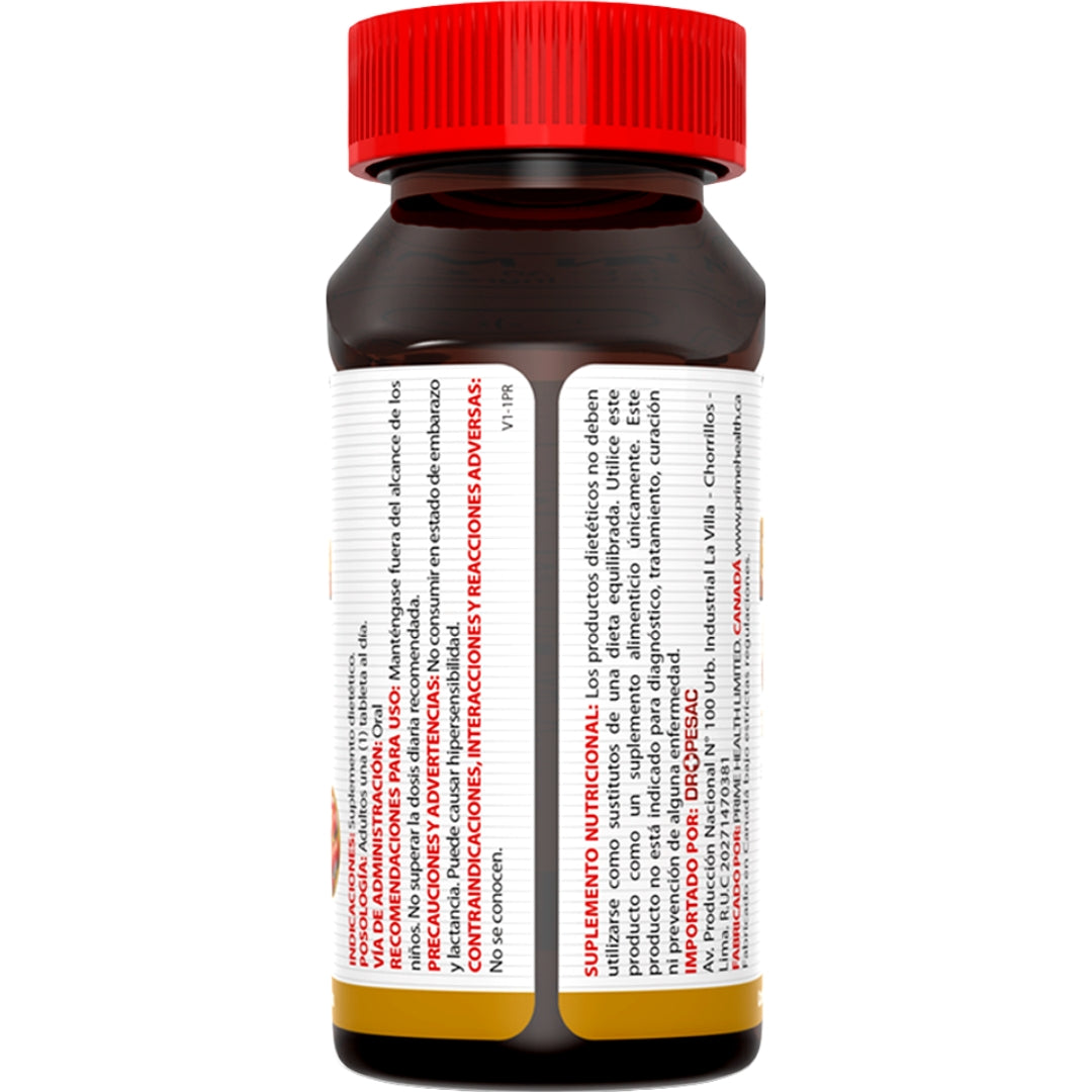 Biotina & B12 60 Tabeltas Prime Health