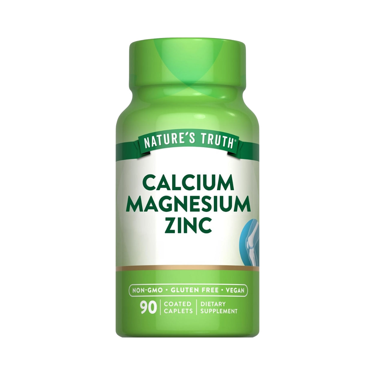 Calcio Magnesio Zinc 90 Tabletas Natures Truth
