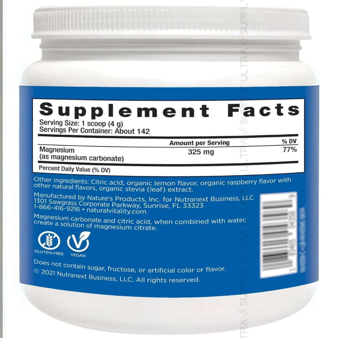 Calm Citrato Magnesio 567 G Natural Vitality