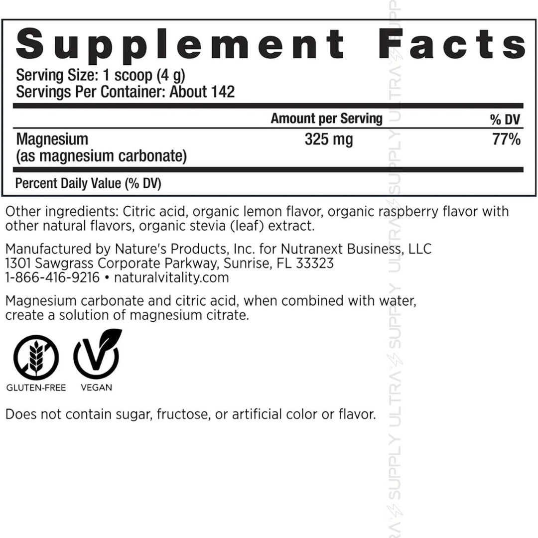 Calm Citrato Magnesio 567 G Natural Vitality