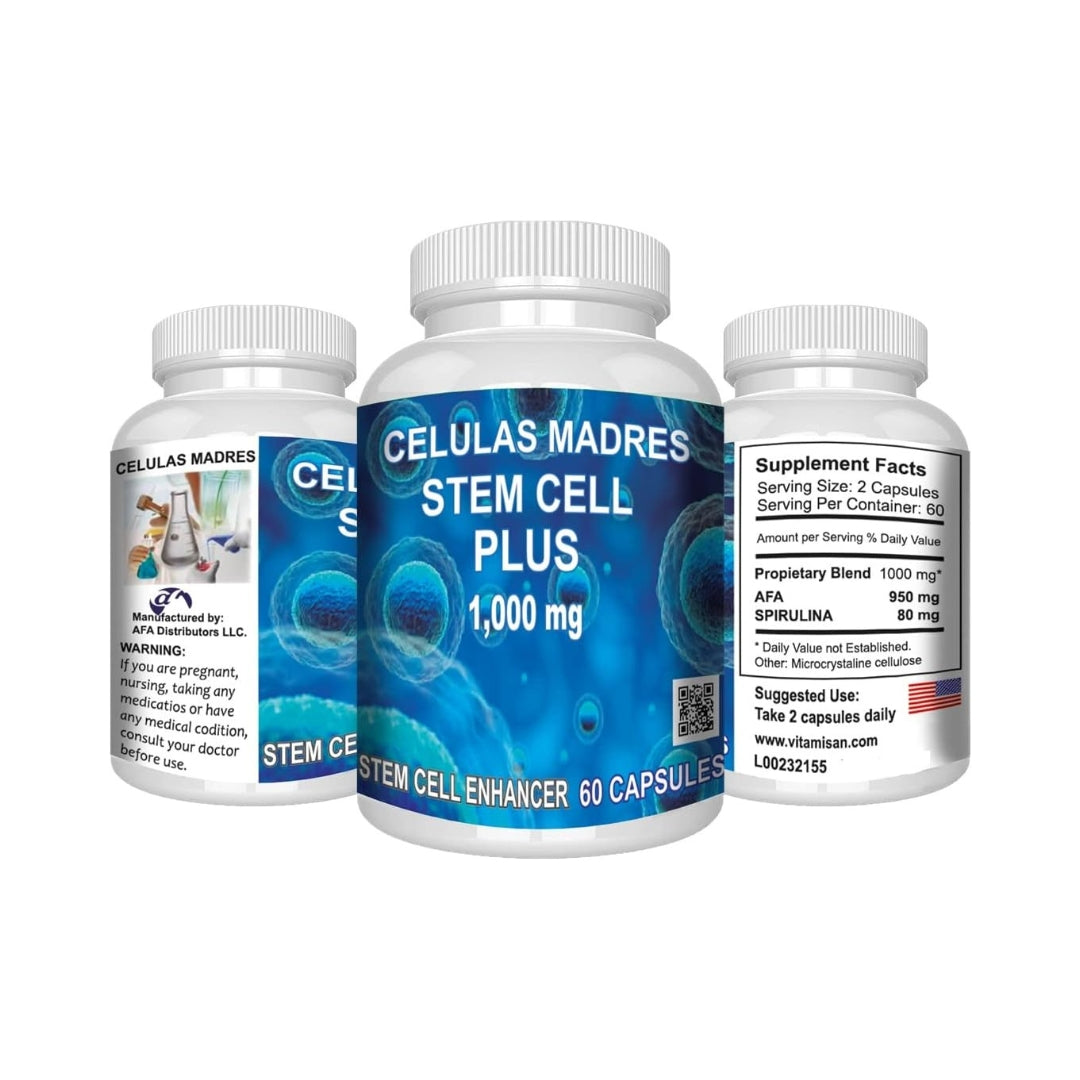 Celulas Madres Plus 1000 Mg 60 Capsulas Vitamisan