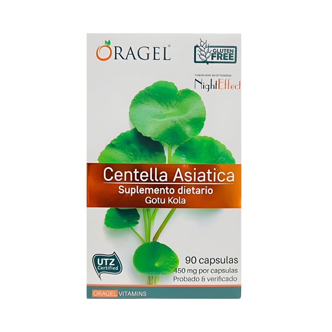 Centella Asiatica 450 Mg 90 Capsulas Oragel