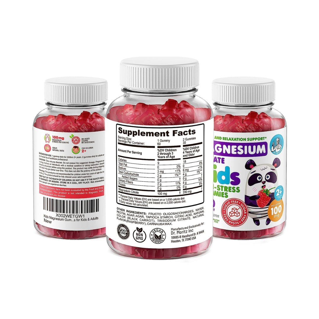 Citrato Magnesio Kids 60 Gomitas Dr Moritz