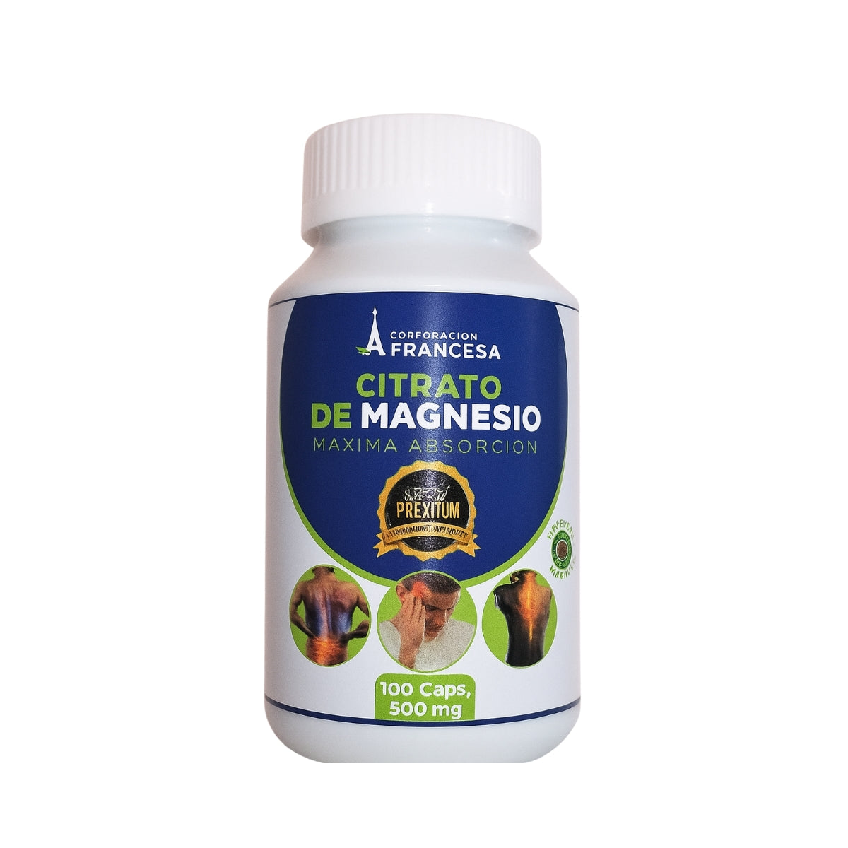 Citrato De Magnesio Brasileño 100 Capsulas Corporacion Francesa