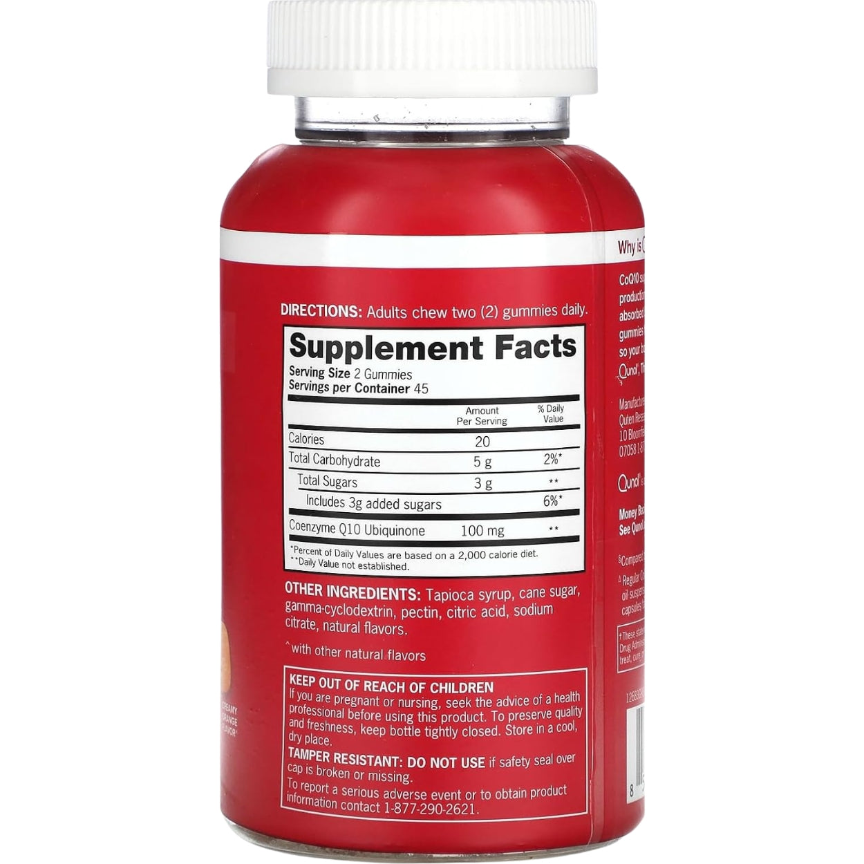 CoQ10 100 Mg 90 Gomitas Qunol