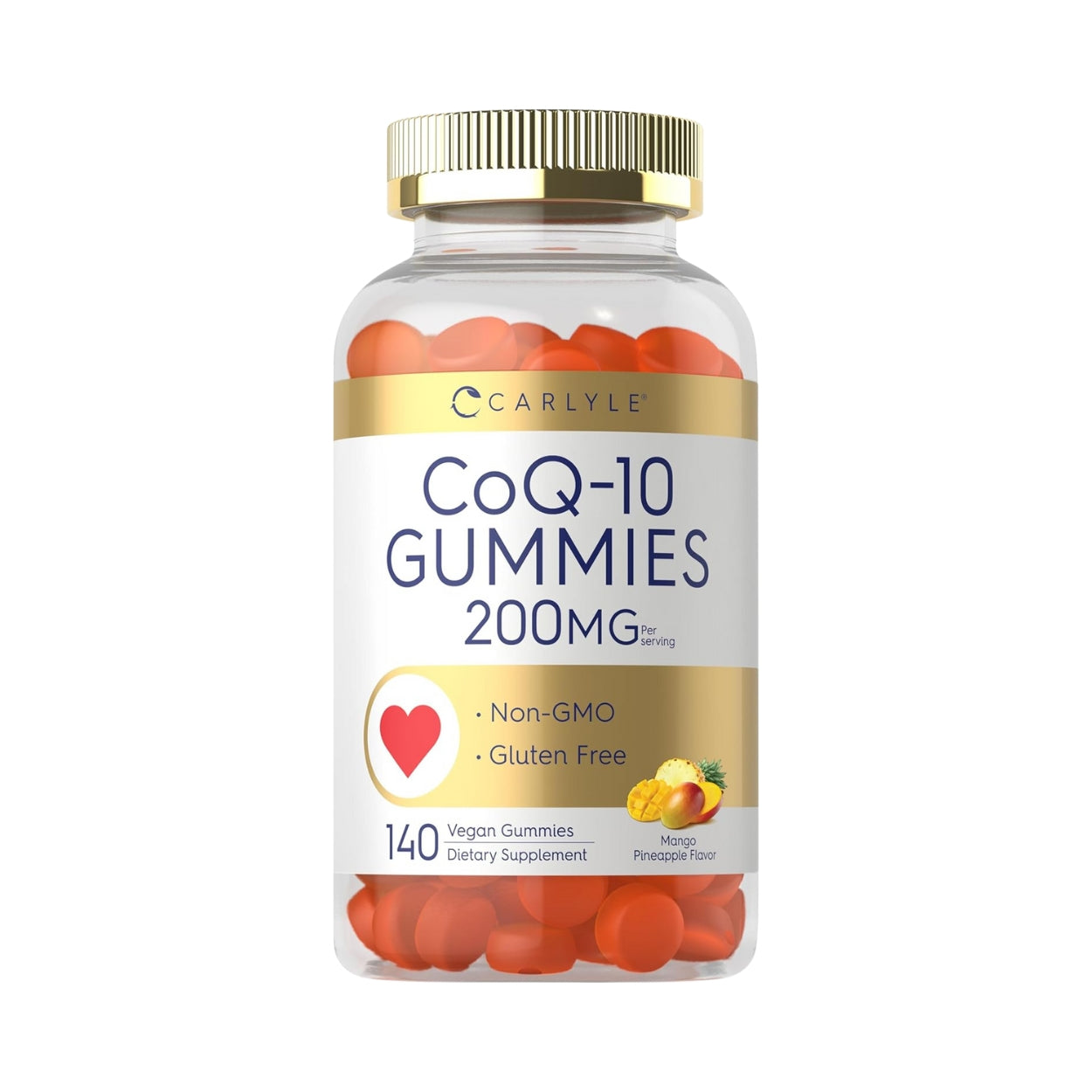 CoQ 10 200 Mg 140 Gomitas Carlyle