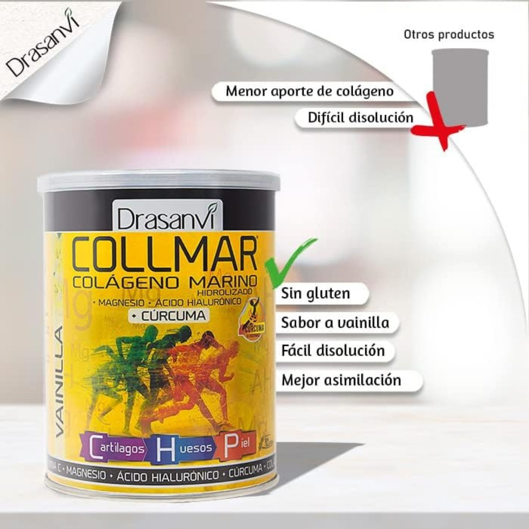 Colageno Marino Hidrolizado Con Curcuma 300 Gr Drasanvi