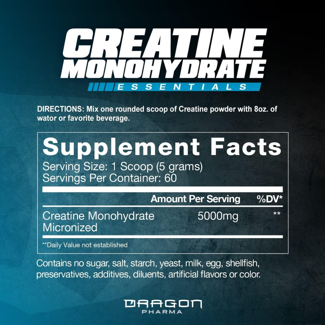 Creatina Monohydrate 300 Gr Dragon Pharma
