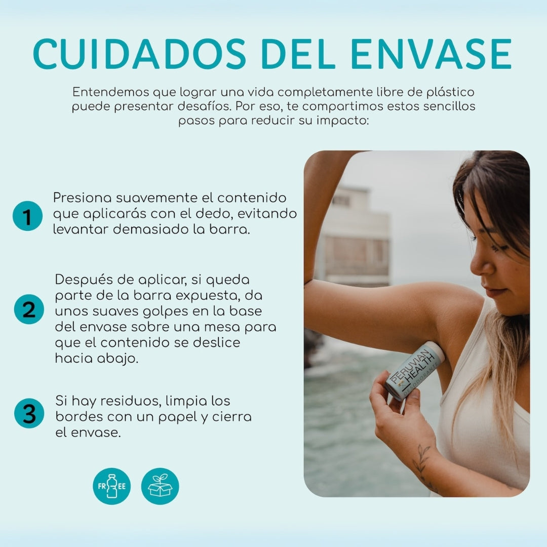 Desodorante Natural Jazmin 79 Gr Peruvian Health