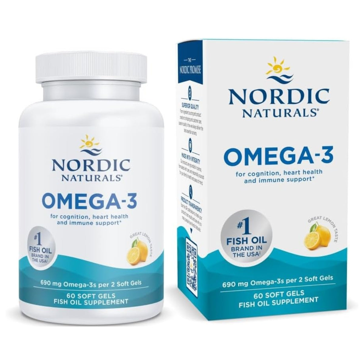 Omega 3 690 Mg 60 Capsulas Nordic Naturals