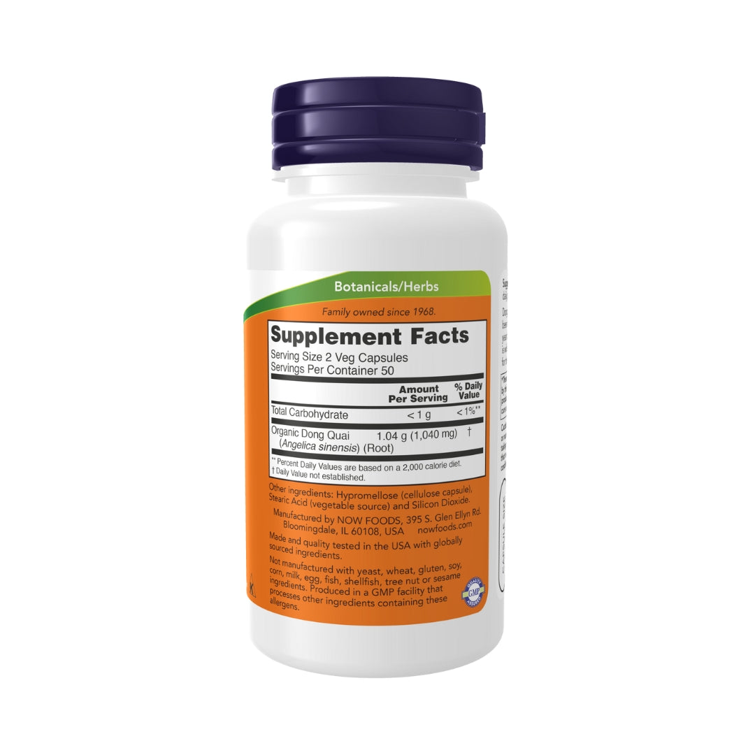 Dong Quai 520Mg 100 Capsules Now Foods