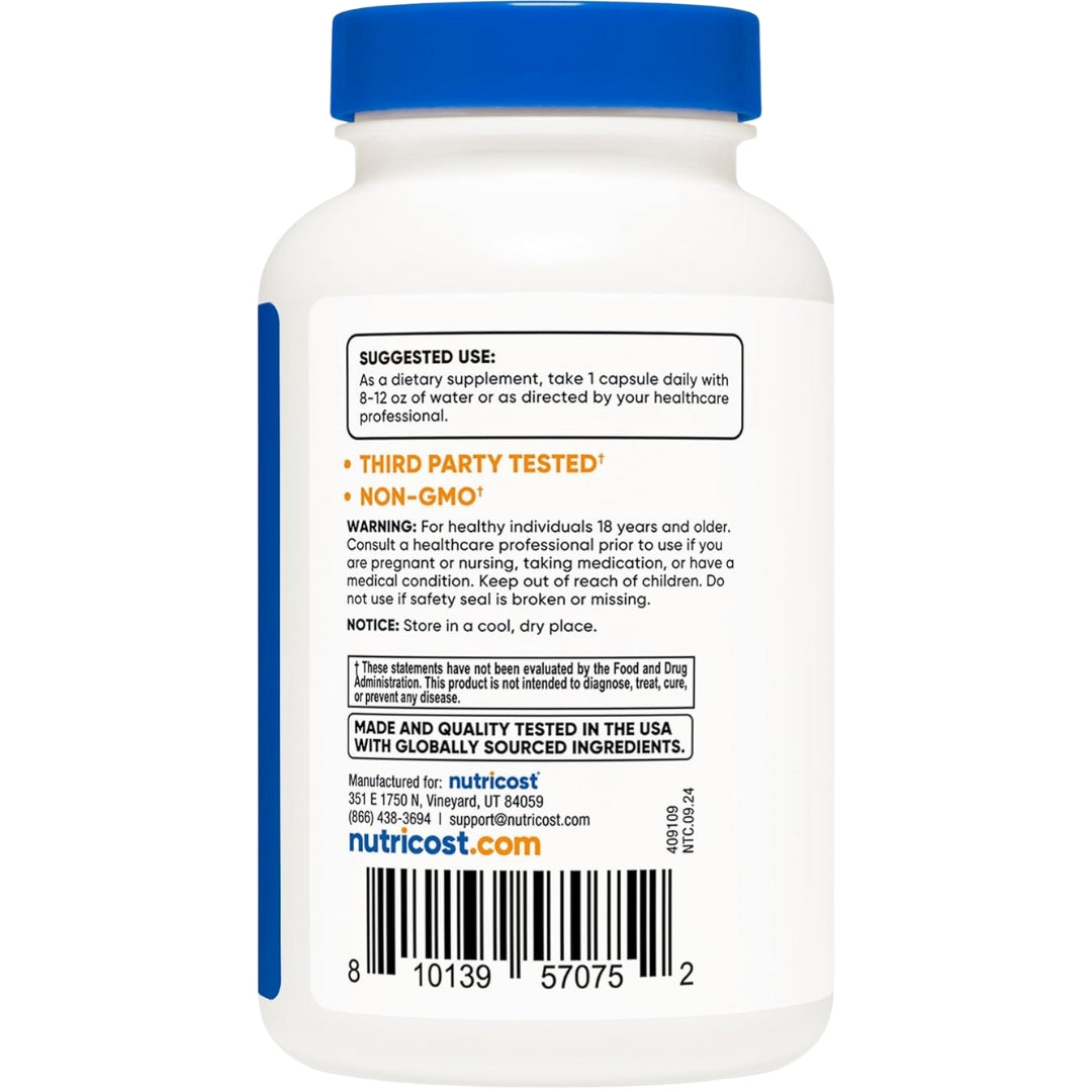 Enzimas Digestivas 620 Mg 120 Capsulas Nutricost