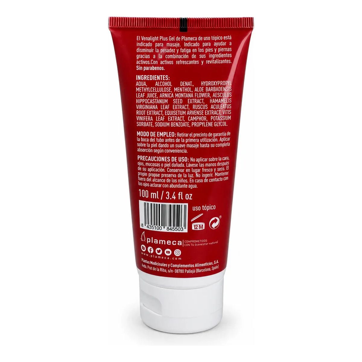 Venalight Plus Gel 100 Ml Plameca