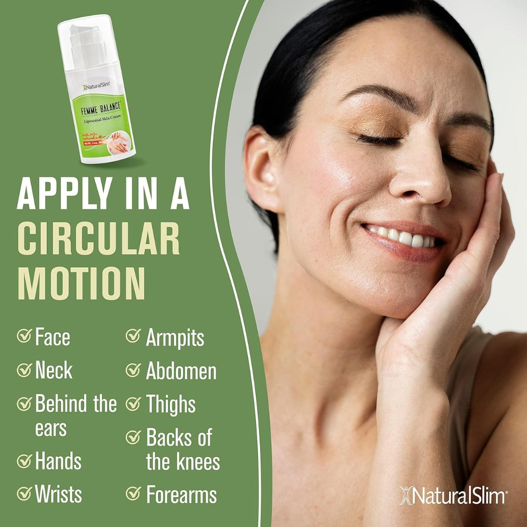 Femme Balance Crema De Progesterona 96.4 Gr Natural Slim