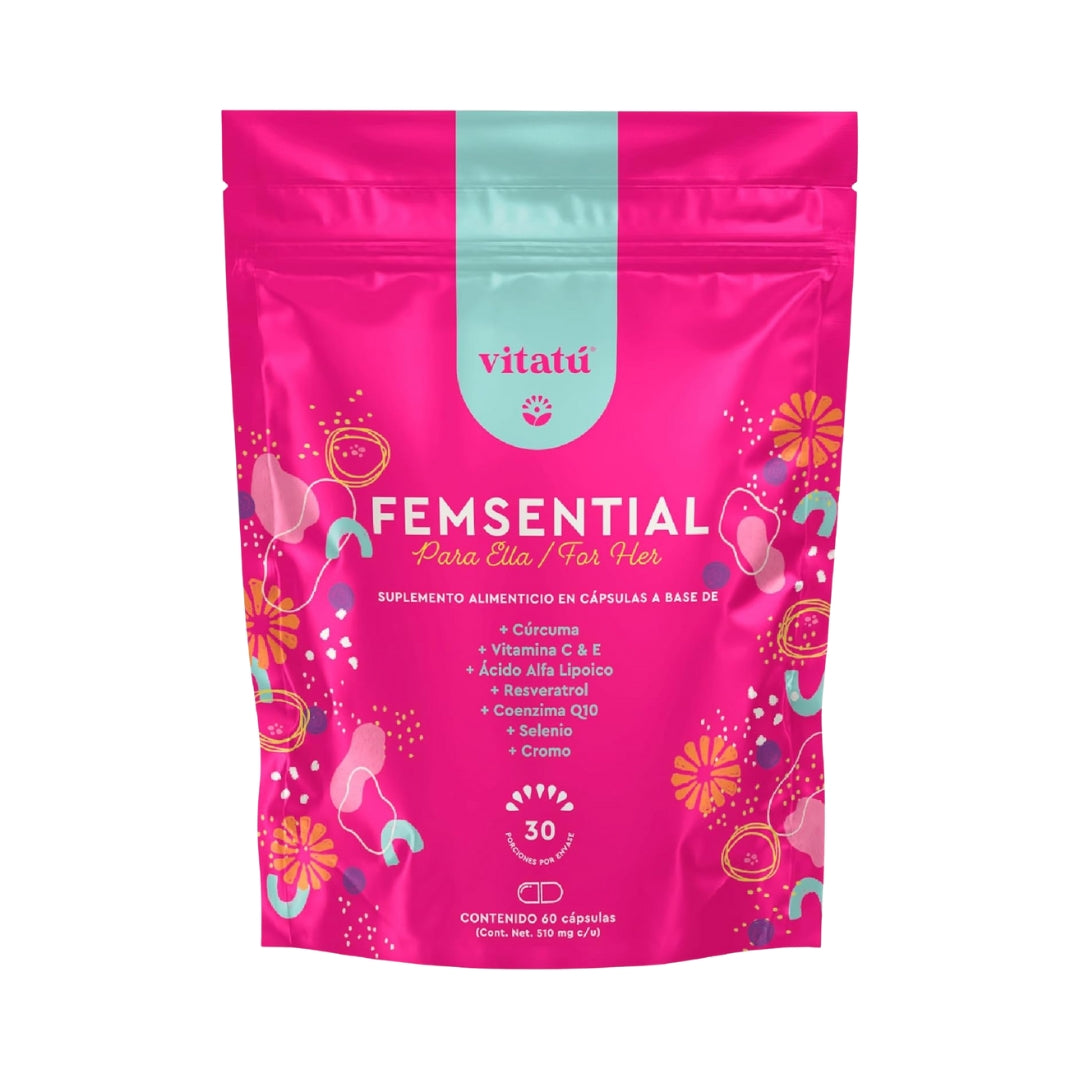 Femsential Para Mujer 510 Gr 60 Capsulas Vitatu
