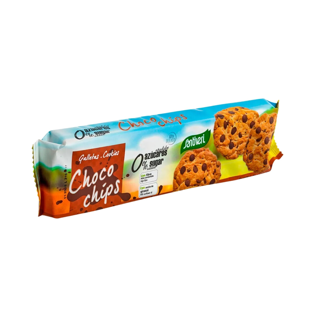 Galletas Choco Chips 0% Azucares 185 Gr Santiveri