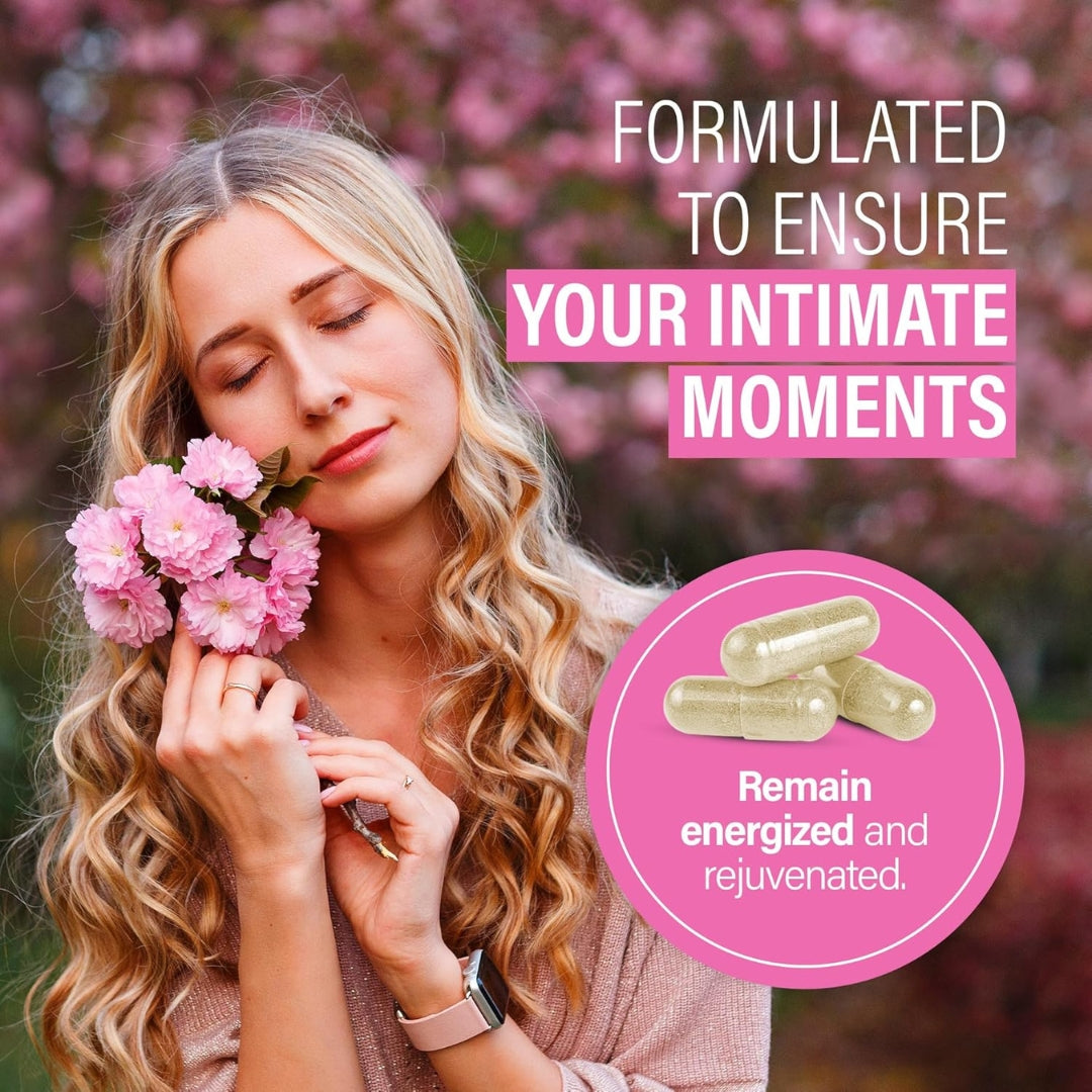 Gel De Refuerzo De Libido Femenino 900 Mg 60 Capsulas Pretty Privates