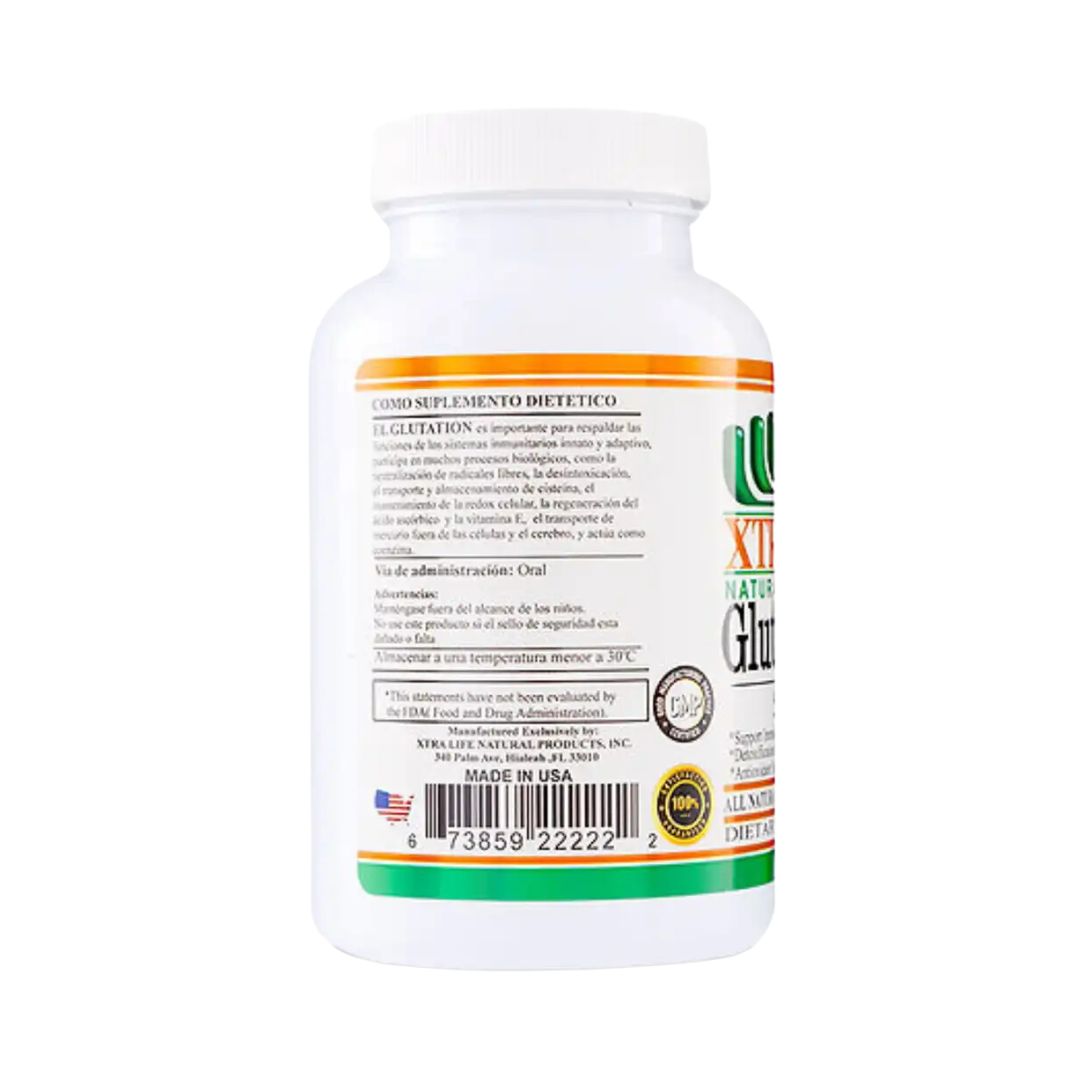 Glutathione 500 Mg 30 Capsulas Xtralife
