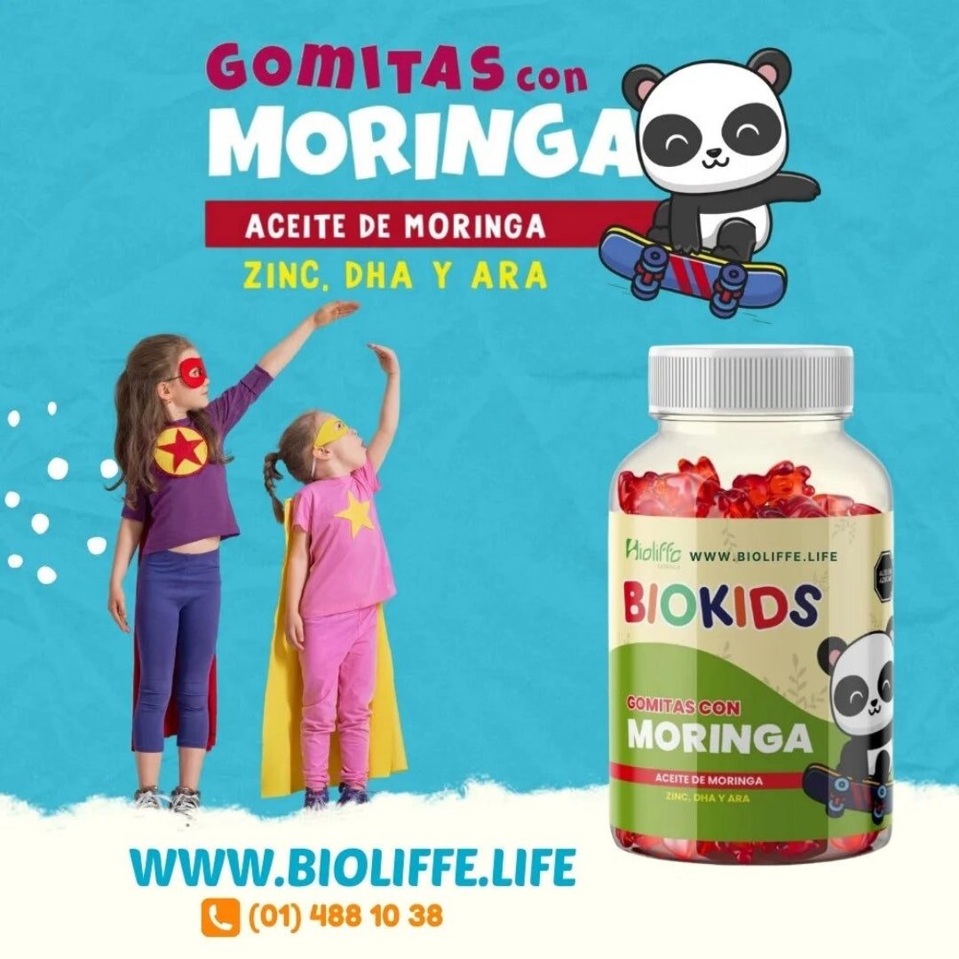 Gomitas Con Moringa Biokids 70 Und Bioliffe