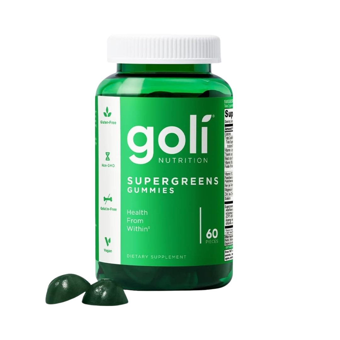 Gomitas Con Superalimentos Verdes 60 Unidades Goli Nutrition