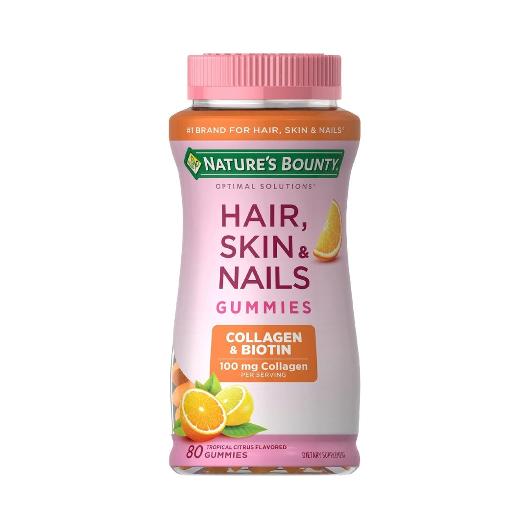 Gomitas Hair, Skim, Nails 80 Und Natures Bounty